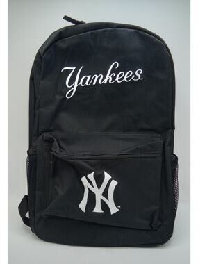 Y2K 2015 New York Yankees MLB Black Backpack 18" x 12"